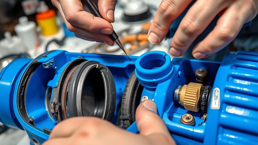 seal and part replacement
