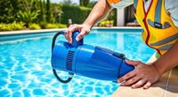set up pressure side cleaner