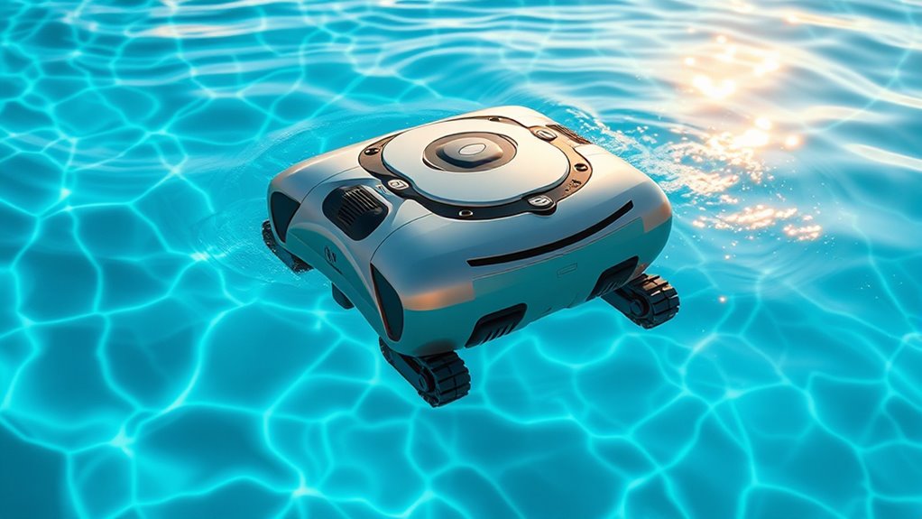 smart ai enabled robotic pool cleaners