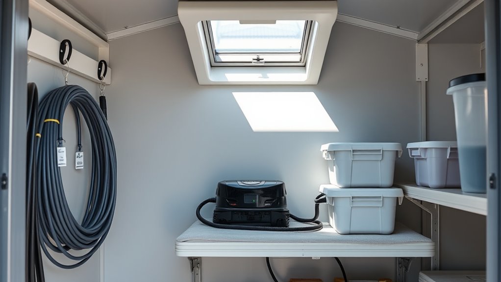 store cables properly securely