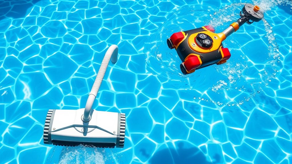 suction versus pressure technology