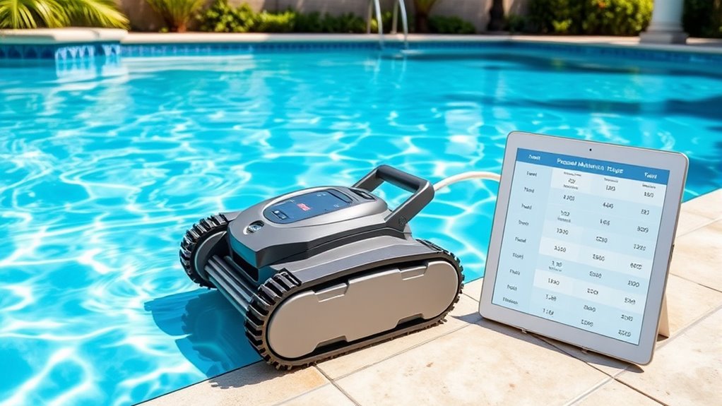 tailored pool cleaning schedules
