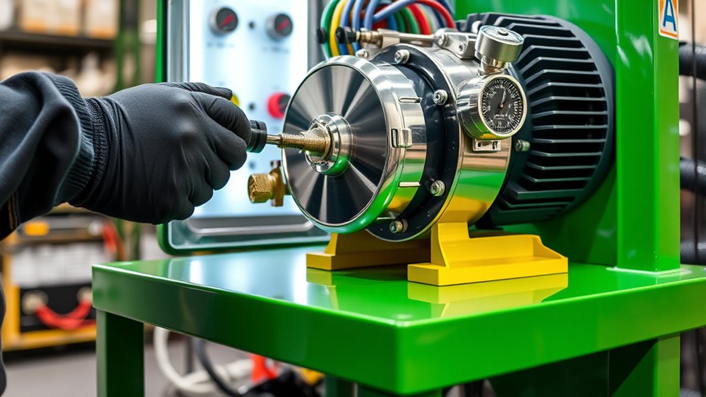 test pressure switch functionality