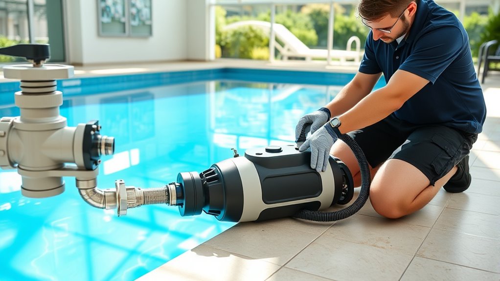 turn off pool filtration system