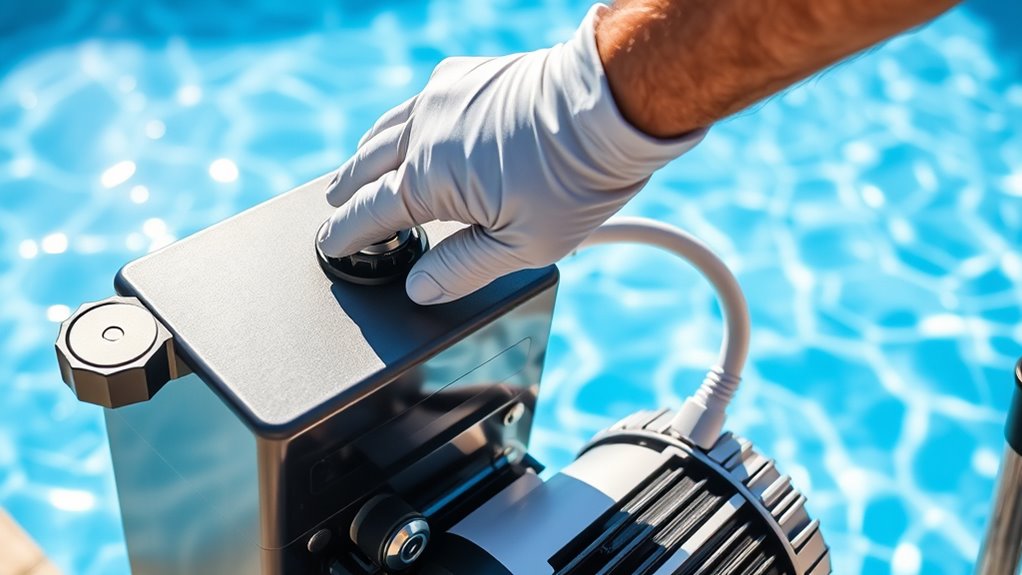 turn off pump safely