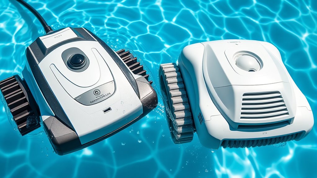 varied pool cleaner features