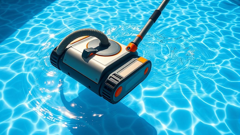 water powered debris removal