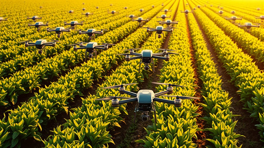 agricultural swarm robotics trials