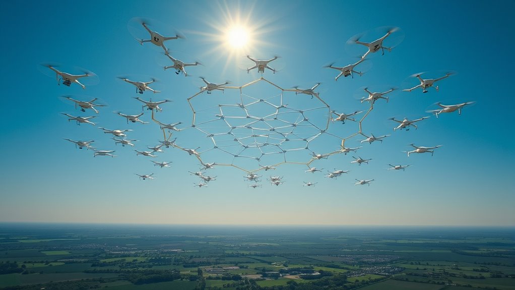 decentralized swarm coordination algorithms