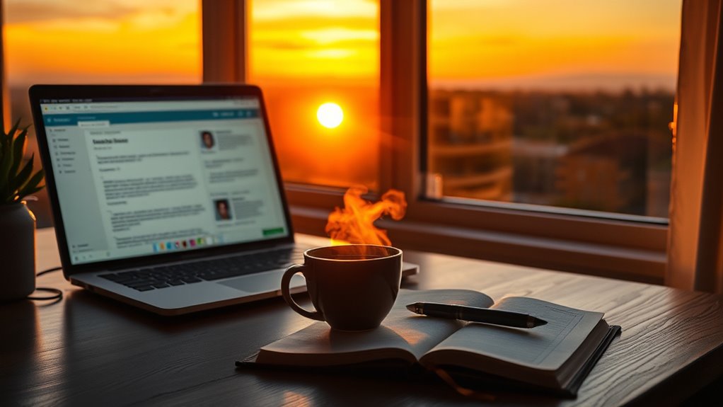 evening digital reflection routine