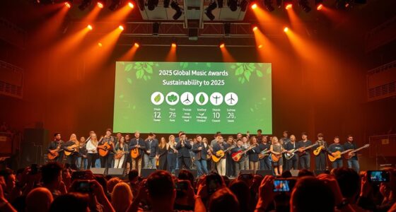 music awards sustainability commitment