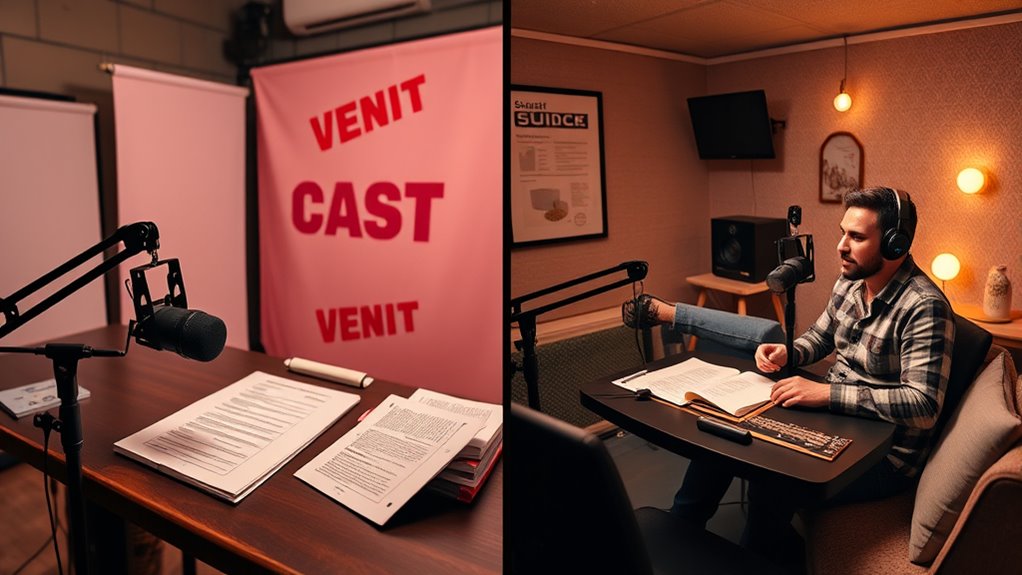 scripted versus unscripted podcast