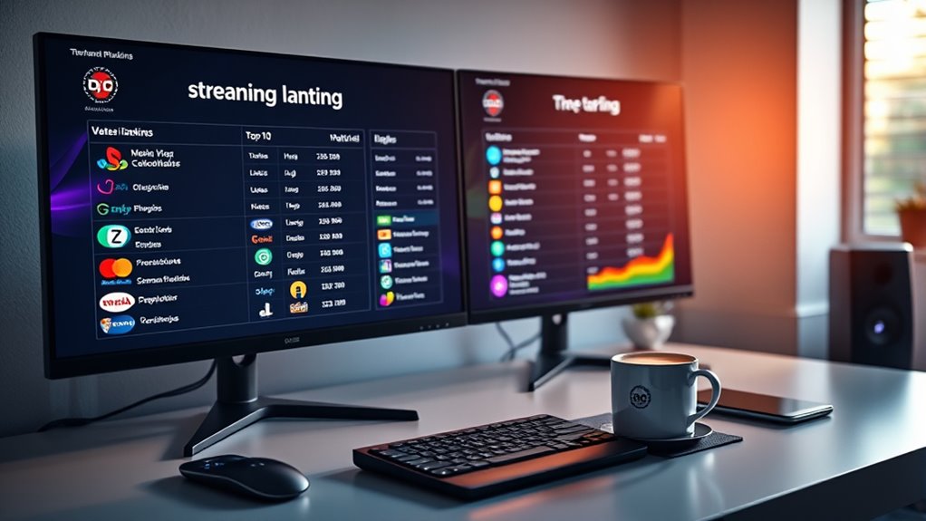 streaming platform ranking methods