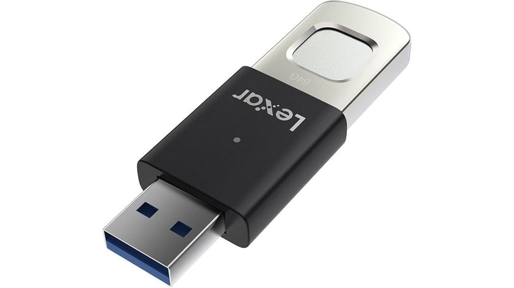 128gb fingerprint usb drive