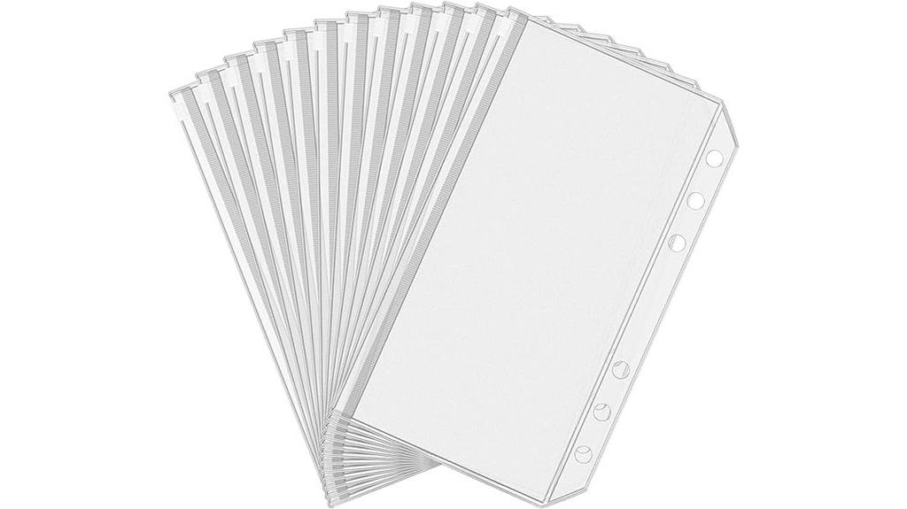 12 pack a6 binder pockets