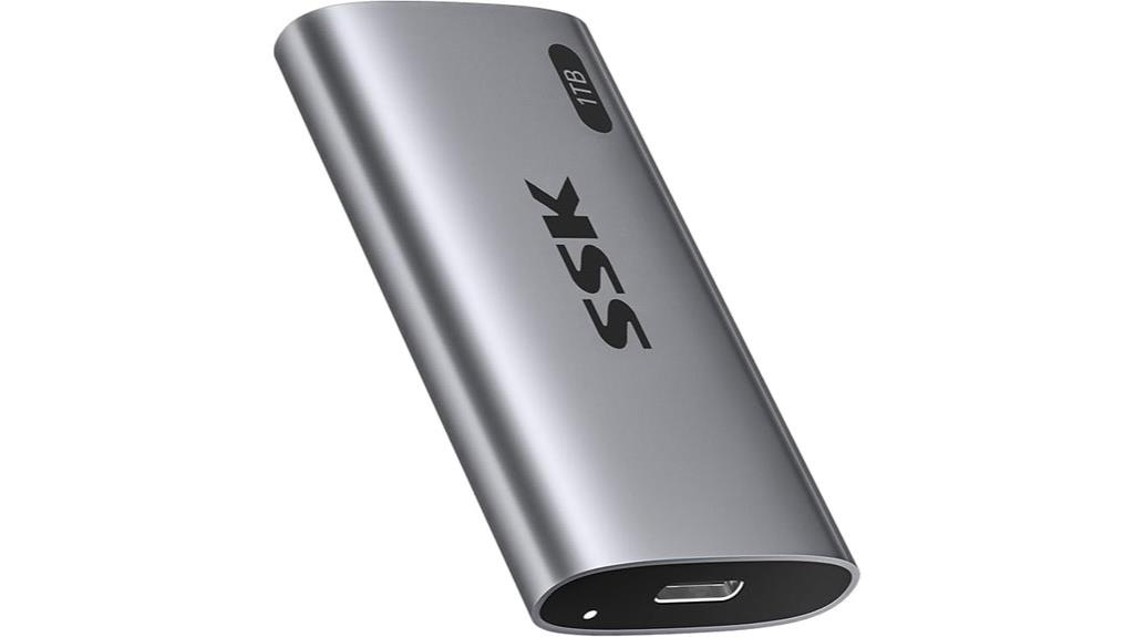 1tb portable ssd with led