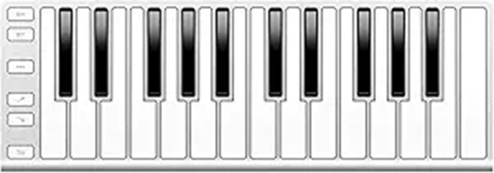 25 key aluminum midi keyboard