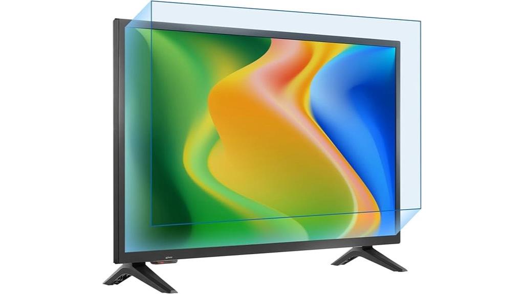 32 inch matte blue light