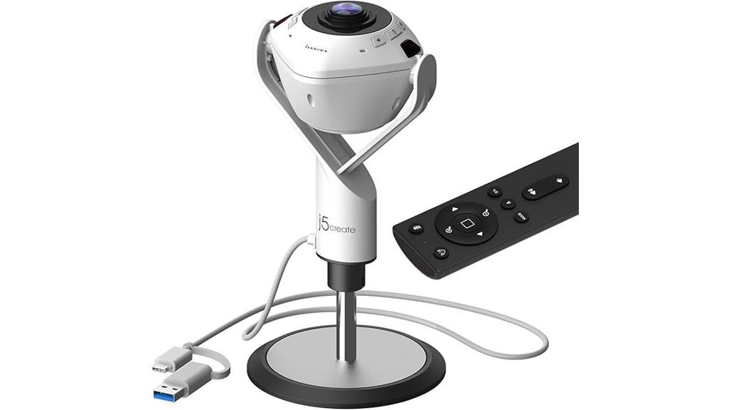 360 conference camera with speakerphone