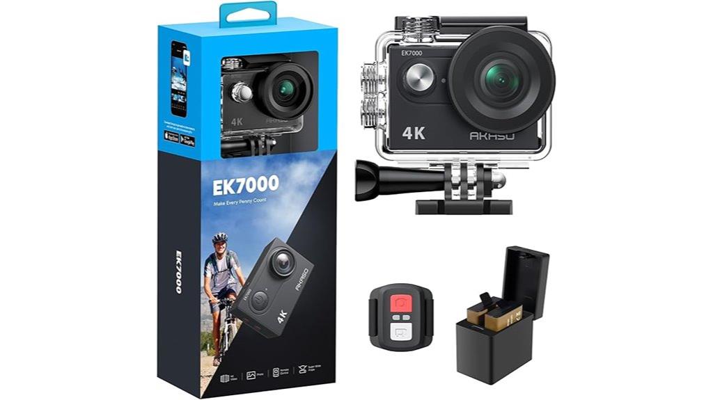 4k30fps 20mp action camera