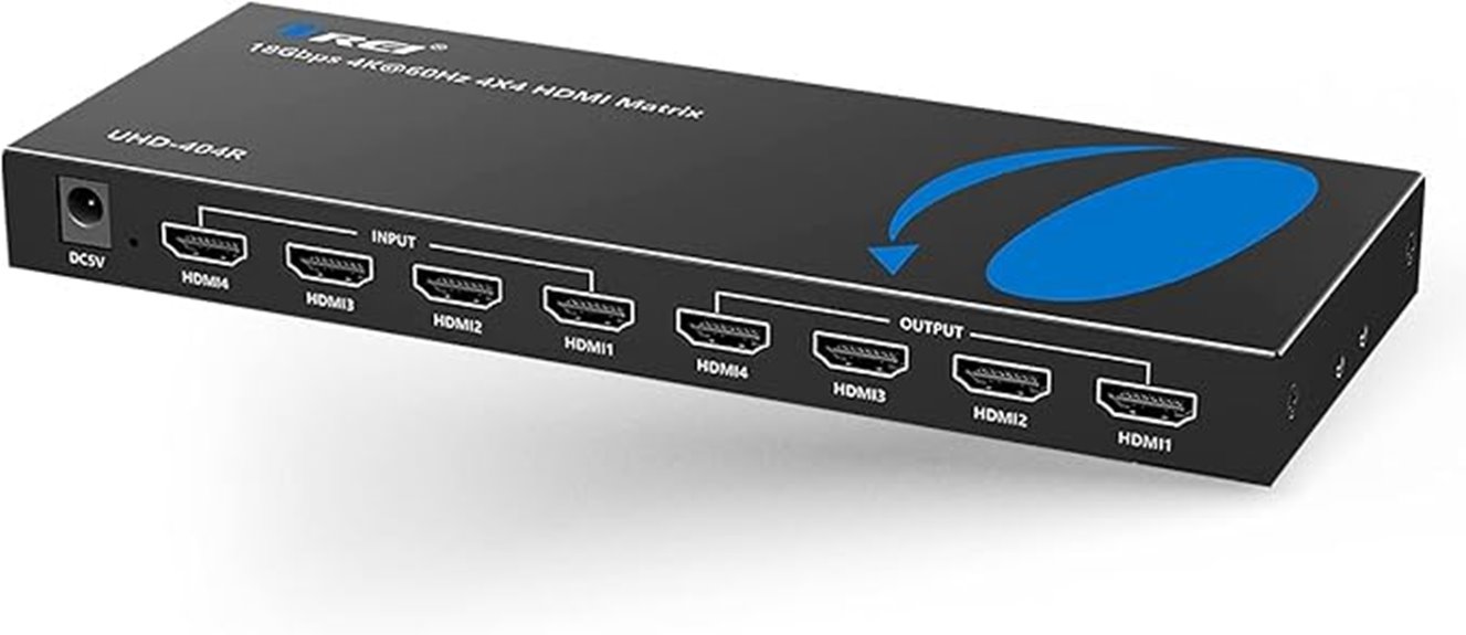 4k hdmi matrix switch