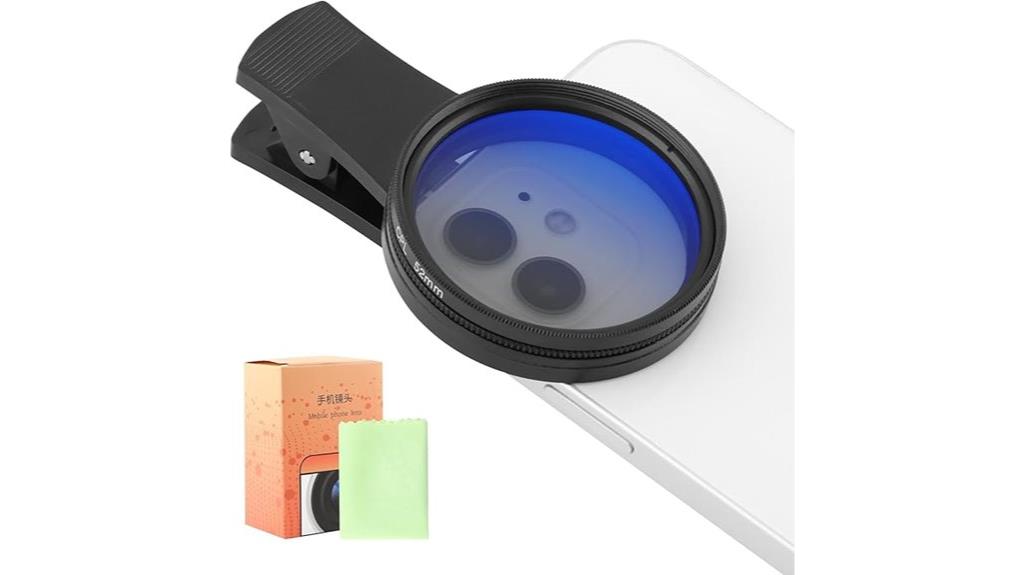 52mm clip on lens