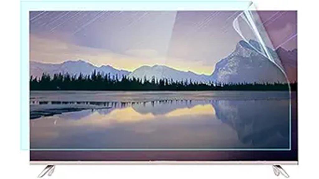 55 inch anti glare film