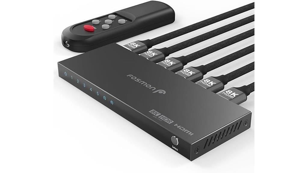 5 port hdmi 8k switch