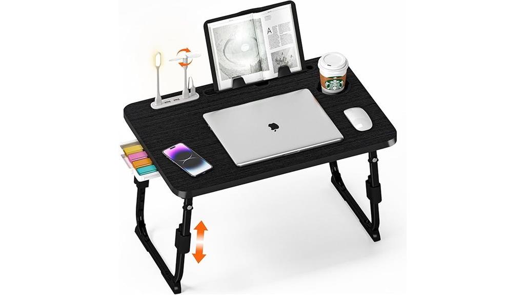 adjustable foldable laptop desk