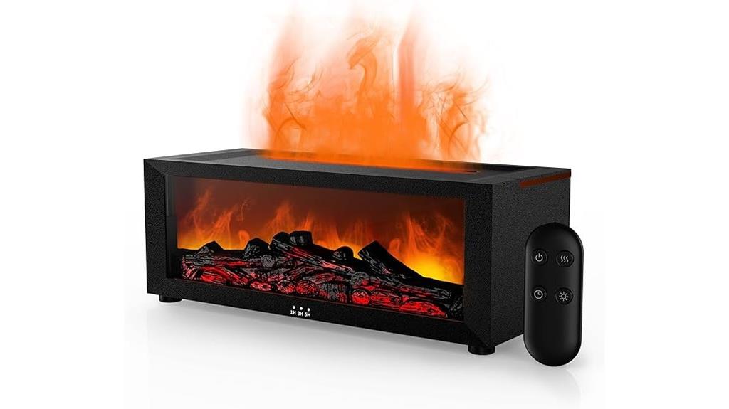 air diffuser with flame effect