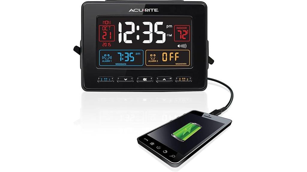 atomic dual alarm clock