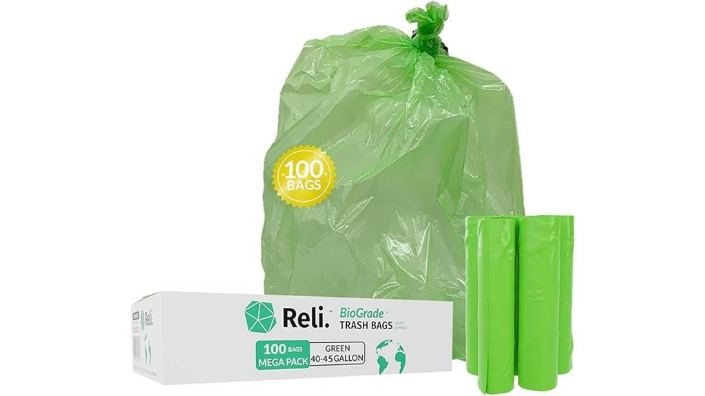 biodegradable 40 45 gallon trash