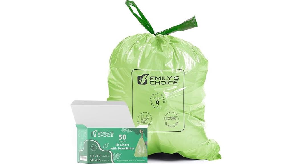 biodegradable trash bags 50