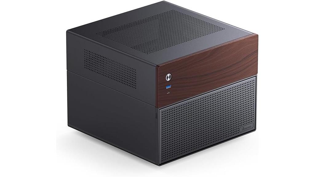 black nas pc case