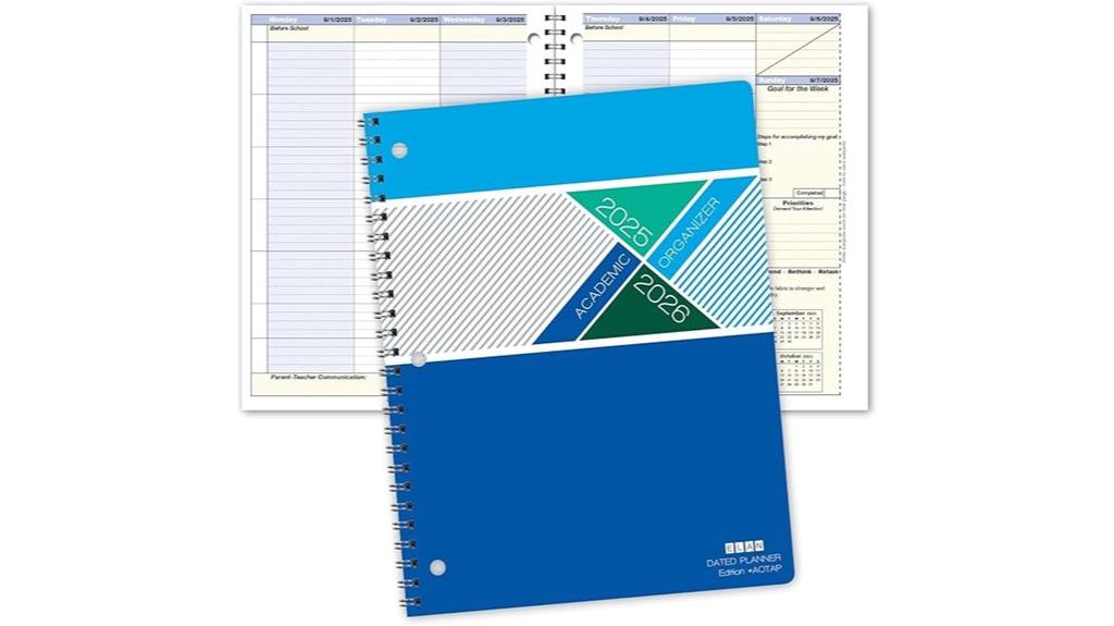 blue elan student planner