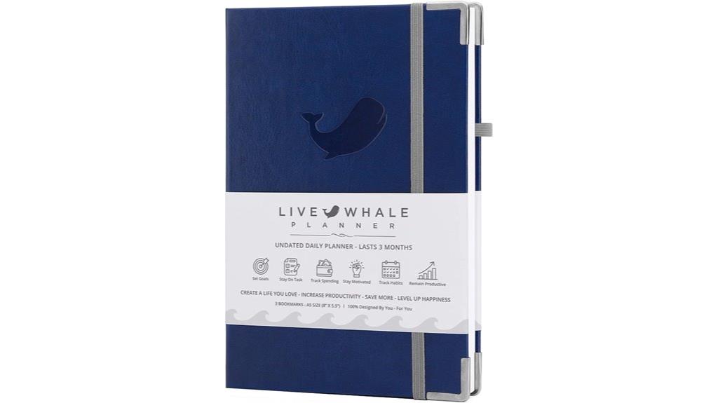 blue grey 90 day planner