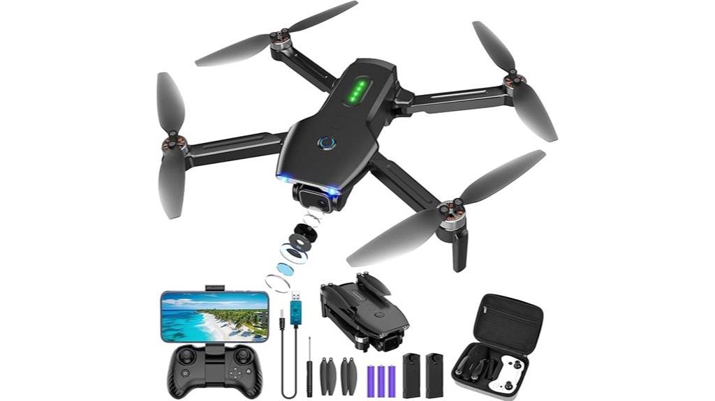 camera enabled foldable drone