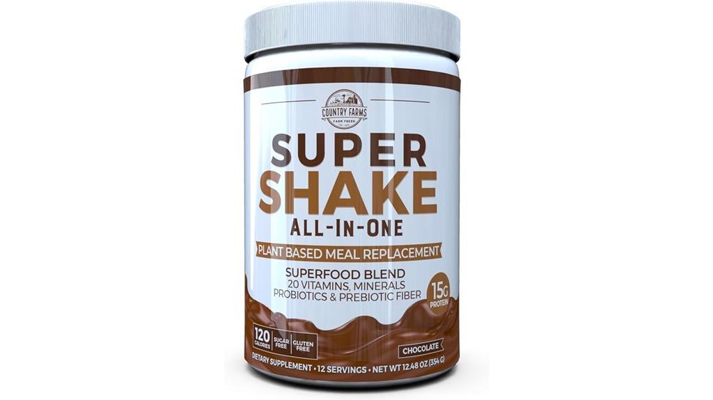 chocolate meal replacement shake