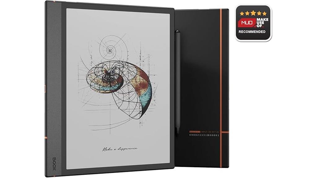 color epaper note tablet