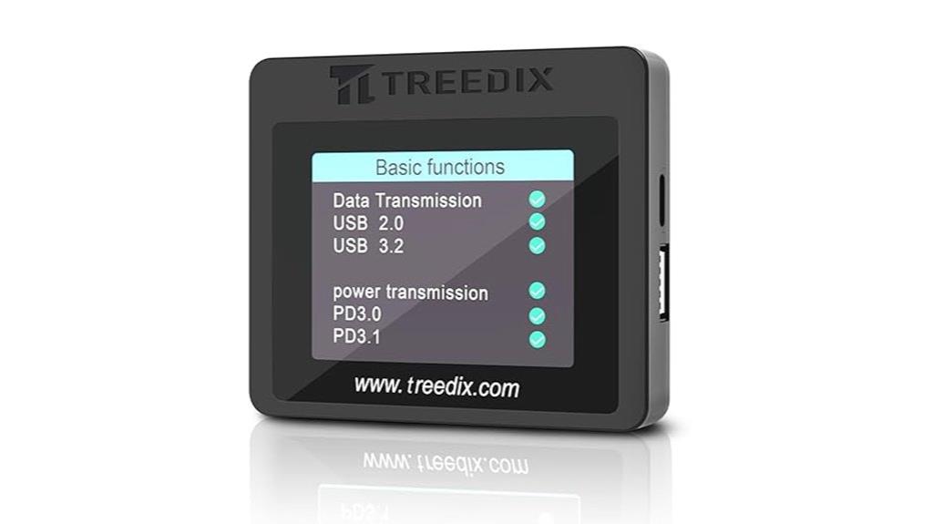 color screen usb tester