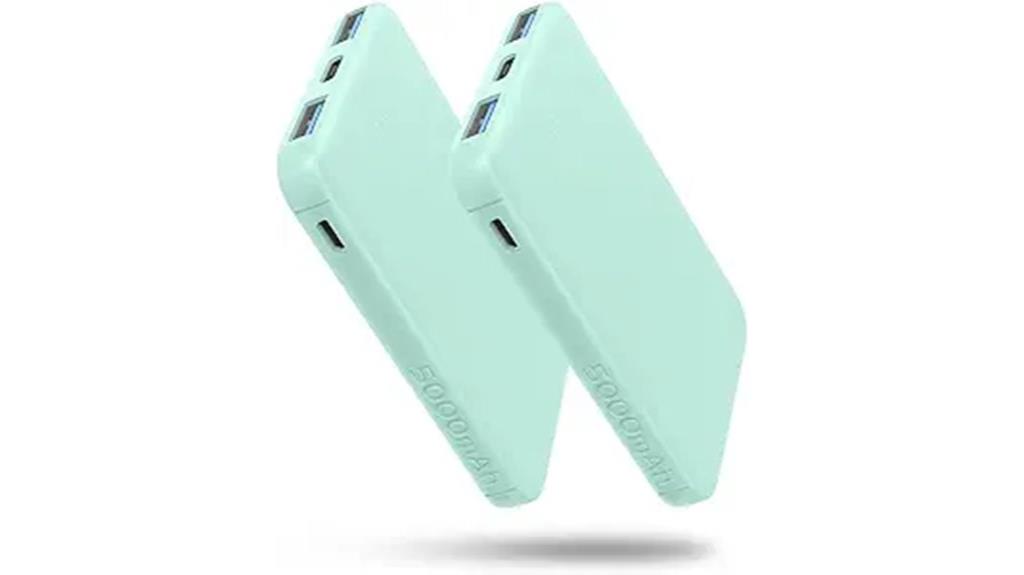 colorful 5000mah portable charger