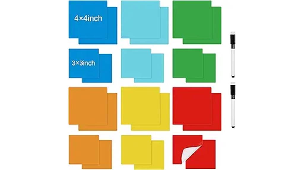 colorful sticky note set