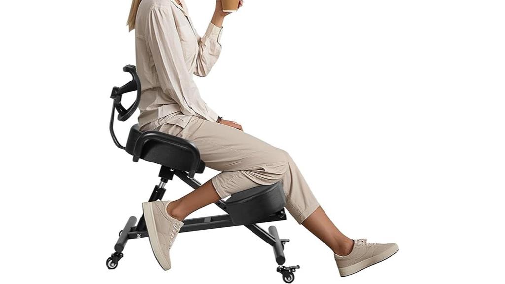 comfortable ergonomic kneeling chair