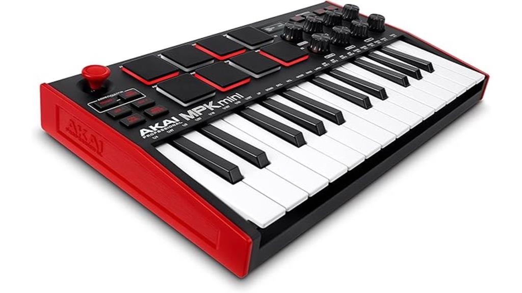 compact 25 key midi controller