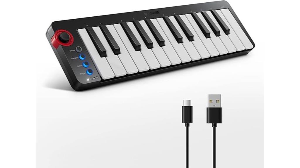 compact portable midi controller