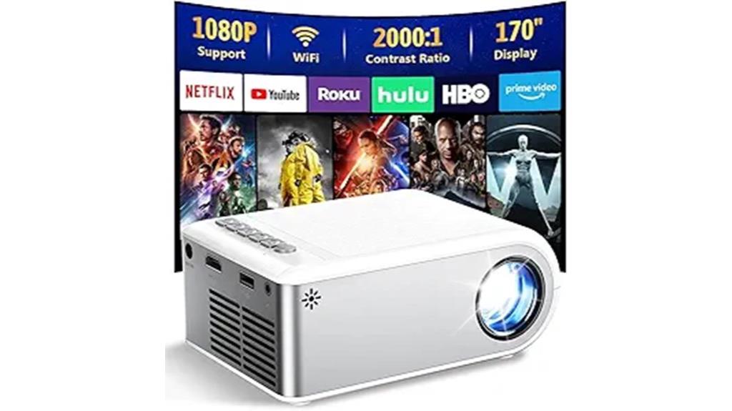 compact wireless home projector