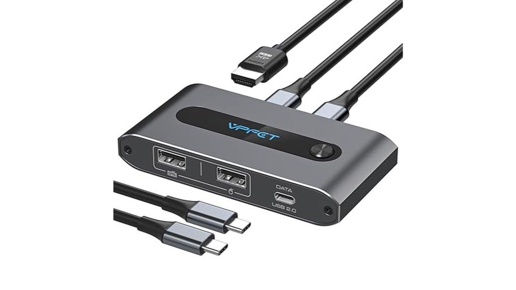 dual computer usb c kvm