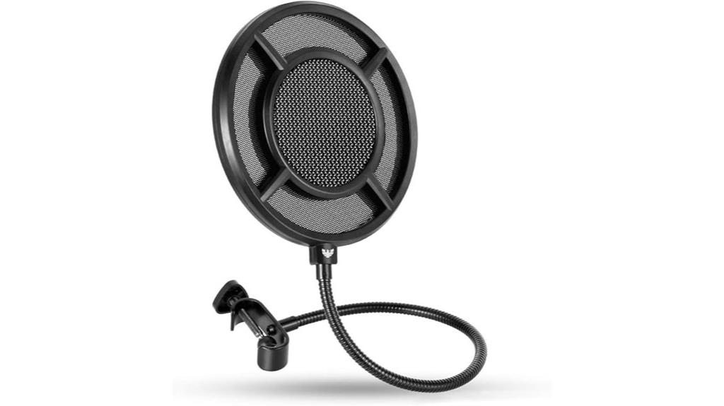 dual layer mic pop filter