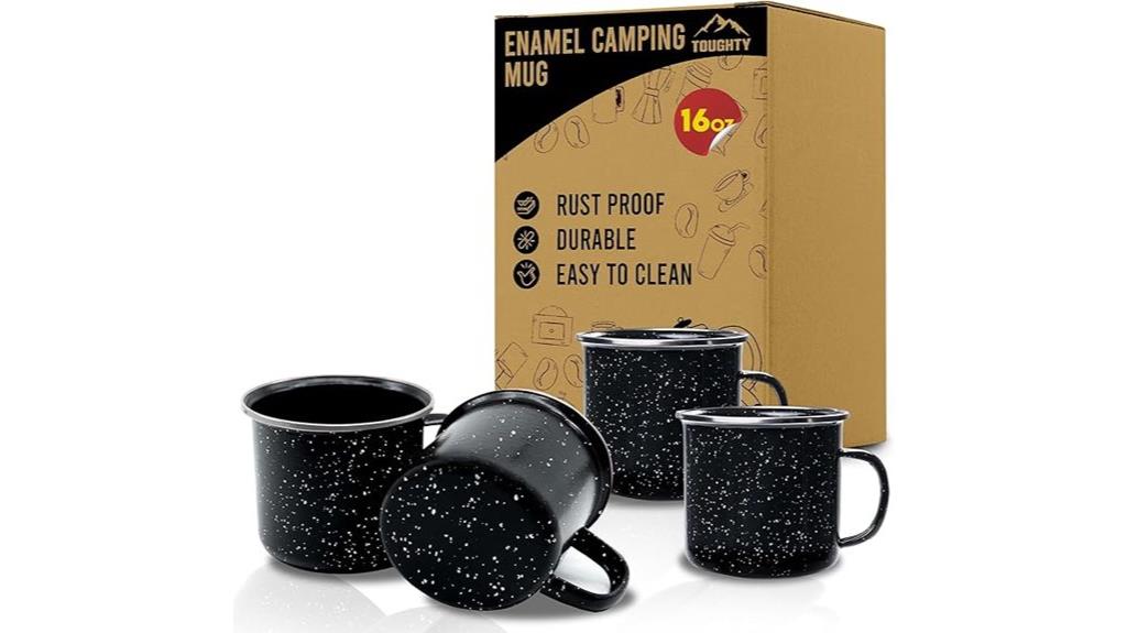 durable camping mug set
