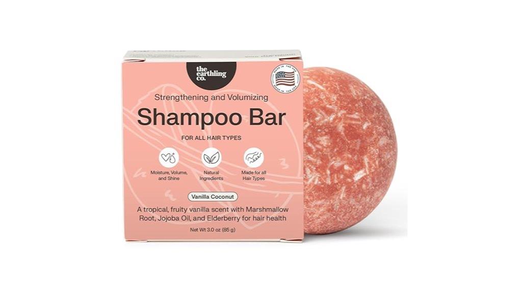 earthling vanilla coconut shampoo